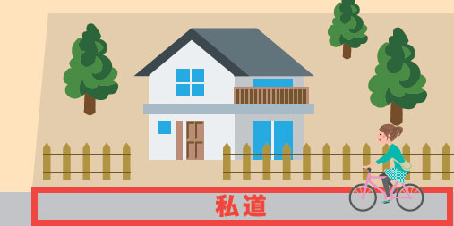 登記簿情報より小さい土地
