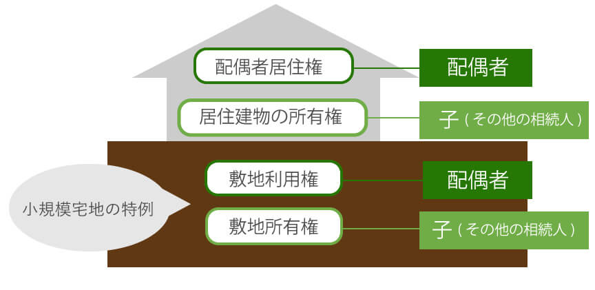 配偶者居住権と小規模宅地の特例は併用可能