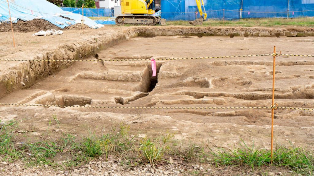 埋蔵文化財の土地イメージ